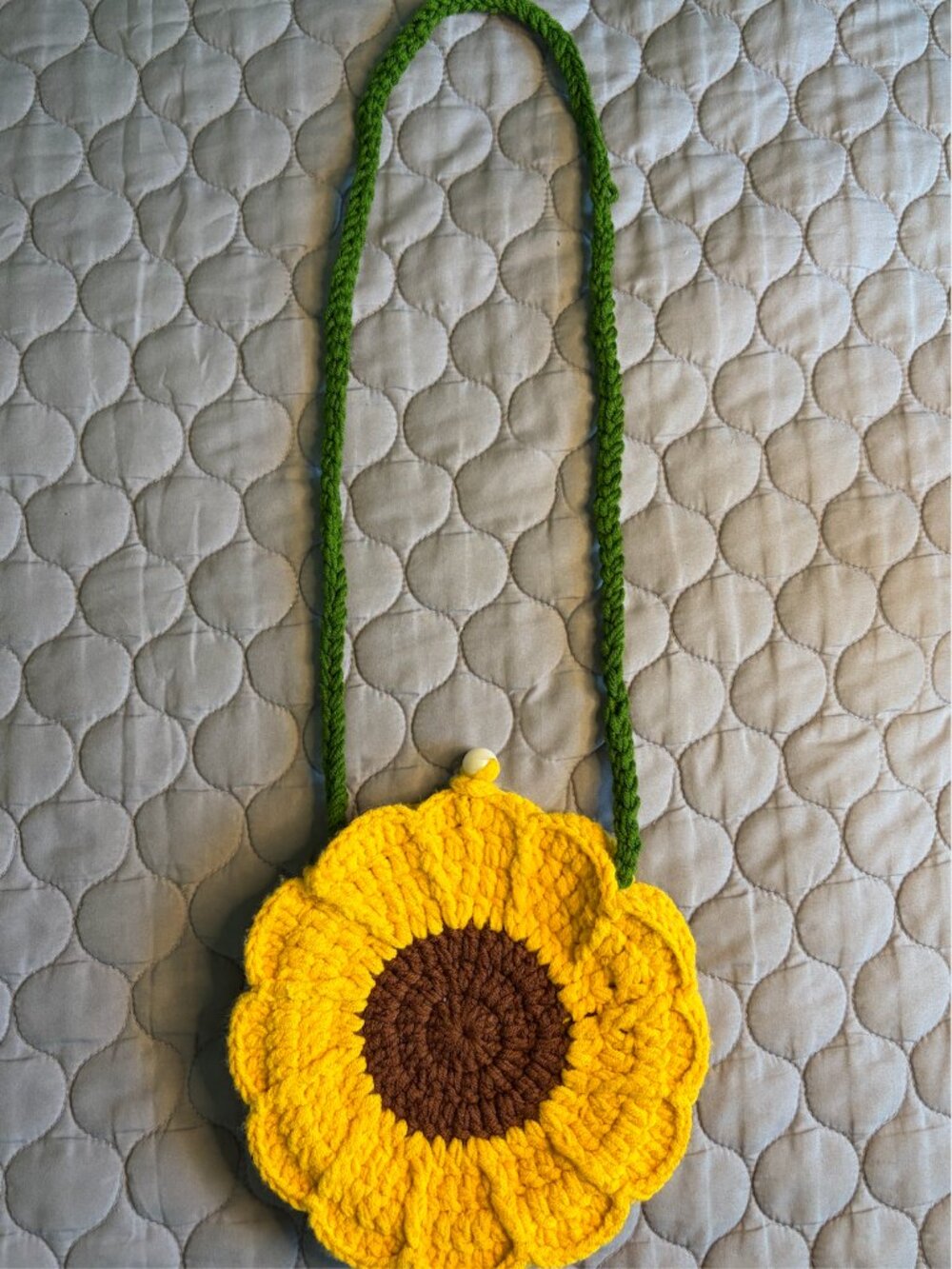 Sunflower Crochet Crossbody